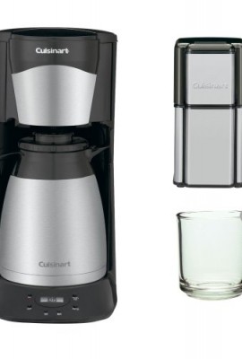 Cuisinart-DTC975BKN-DTC-975BKN-12-Cup-Programable-Thermal-Coffeemaker-with-Grind-Central-Coffee-Grinder-Two-Handy-Glass-Coffee-Mug-0