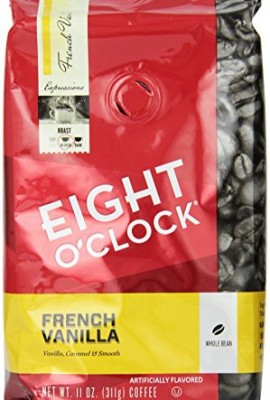 Eight-OClock-French-Vanilla-Whole-Bean-Coffee-11-Ounce-Bags-Pack-of-6-0