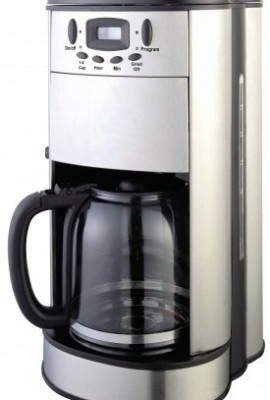 Frigidaire-FD7188-12-Cup-Stainless-Steel-Programmable-Coffee-Maker-with-Coffee-Grinder-220-to-240-volt-0