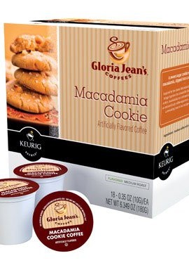 Gloria-Jeans-Macadamia-Cookie-Flavored-Coffee-18-K-cups-for-Keurig-Brewer-0