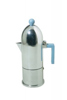 La-Cupola-Espresso-Maker-by-Aldo-Rossi-Size-6-cups-Handle-Color-Blue-0