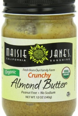 Maisie-Janes-Organic-Almond-Butter-Crunchy-12-Ounce-Pack-of-3-0