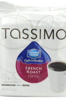 Maxwell-House-Cafe-Collection-French-Roast-Coffee-T-Discs-for-Tassimo-Coffeemakers-445-ounce-16-Count-Packages-Pack-of-5-0