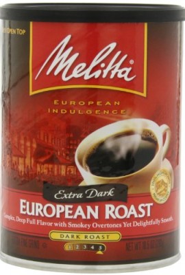 Melitta-Coffee-European-Roast-Ground-Extra-Dark-Roast-105-Ounce-Cans-Pack-of-4-0