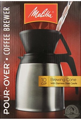 Melitta-Coffee-Maker-10-Cup-Pour-Over-Brewer-with-Stainless-Thermal-Carafe-0