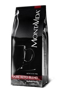 Montavida-Medium-Roast-Coffee-Pure-Keto-Blend-12-Oz-Bag-with-MCT-Oil-0