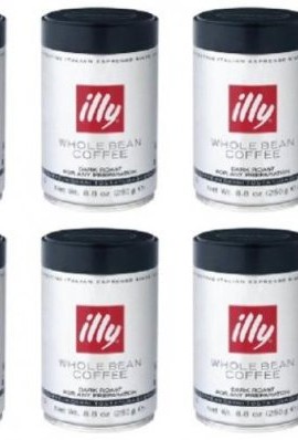 illy-Caffe-Scuro-Whole-Bean-Coffee-Dark-Roast-Black-Label-Box-of-Six-88-oz-Coffee-Cans-0