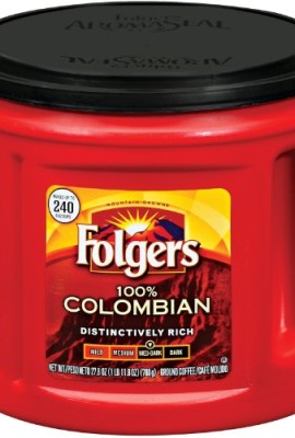 Folgers-100-Colombian-Coffee-278-Ounce-Pack-of-6-0