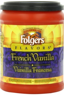 Folgers-French-Vanilla-Coffee-115-Ounce-Pack-of-12-0