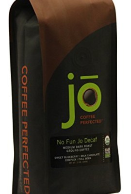 NO-FUN-JO-DECAF-12-oz-Organic-Decaf-Ground-Coffee-Swiss-Water-Process-Fair-Trade-Certified-Medium-Dark-Roast-100-Arabica-Coffee-USDA-Certified-Organic-NON-GMO-0